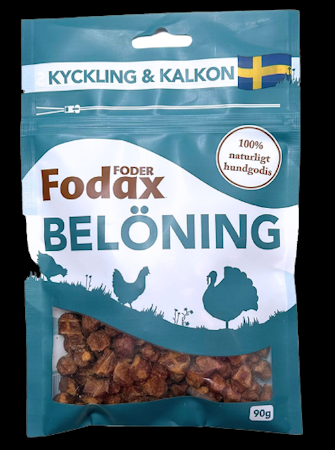 Fodax Belöning Kyckling-Kalkon 90g