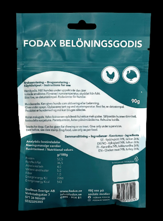 Fodax Belöning Kyckling-Kalkon 90g