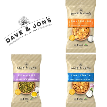 Dave & jon´s Snacks