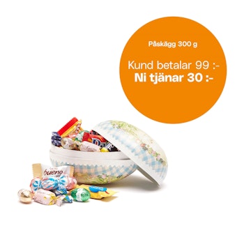 Påskägg 300g