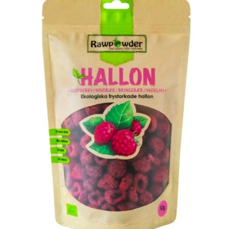Rawpowder Hallon hela frystorkade 50 g