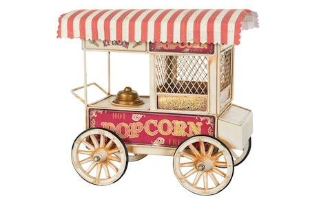 Popcornvagn Creme
