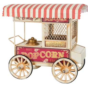 Popcornvagn Creme