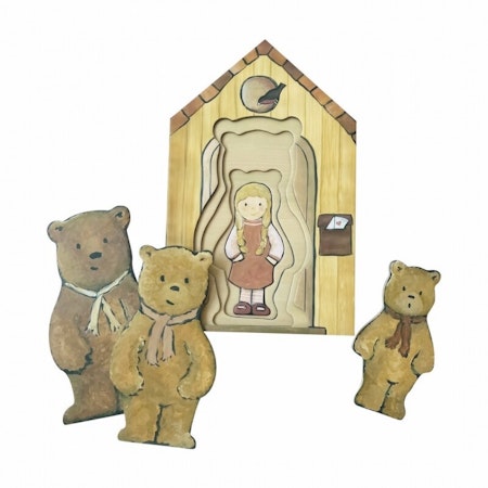 Pussel lekfigurer Guldlock Egmont Toys