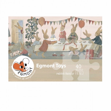 Golvpussel kaninfamilj Egmont Toys
