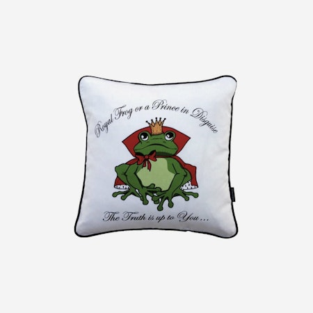 Kudde royal frog, vit/grön