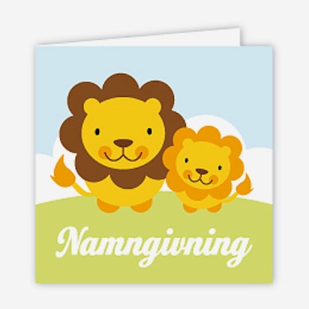 Paketkort namngivning, lejon