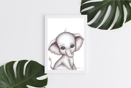 Poster Theodore elefant