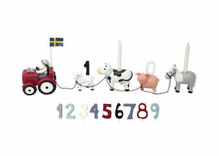 Kids by Friis Födelsedagståg bondgårdsdjur