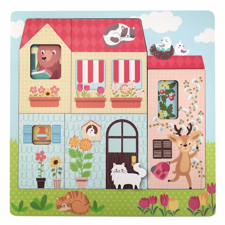 Magni Pussel 3-lager hus