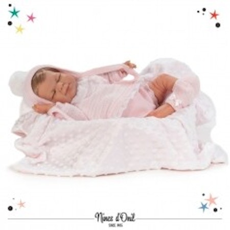 Spanskdocka Reborn Susi Plumetti blundar
