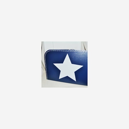Väskor stjärna, marinblå