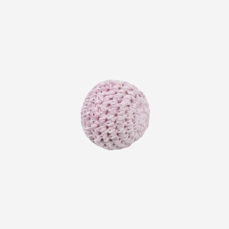 Sebra Virkad bollskallra liten, rosa