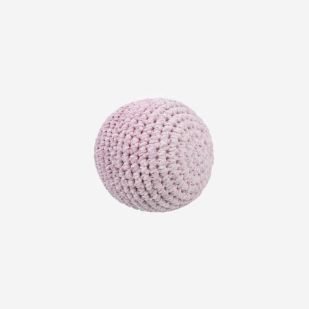 Sebra Virkad bollskallra stor, rosa