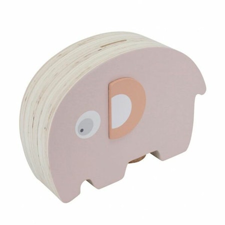 Sebra Spargris Elefant Grapefruit pink
