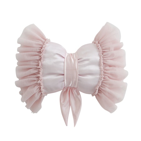 Spinkie Dreamy bow cushion pale rose