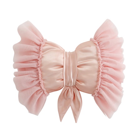 Spinkie Dreamy bow cushion light pink