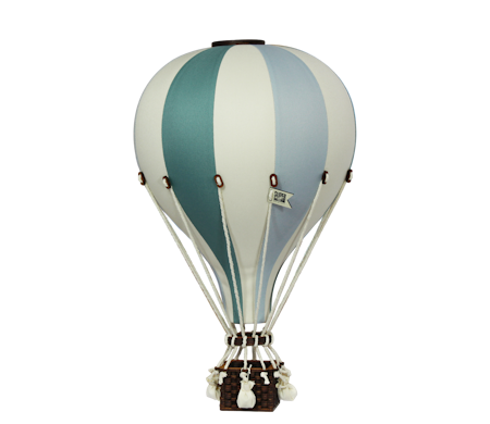 SUPERBALLOON Luftballong Stor gräddvit/mint/ljusblå