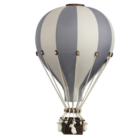 SUPERBALLOON Luftballong Stor Gräddvit/Grå