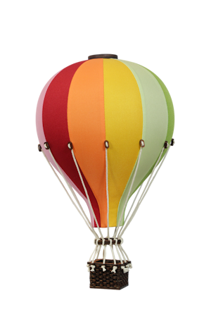 SUPERBALLOON Luftballong Medium Regnbåge