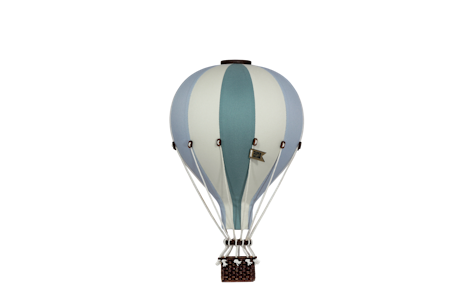 SUPERBALLOON Luftballong Medium gräddvit/mint/ljusblå