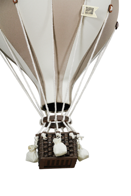 SUPERBALLOON Luftballong Stor gräddvit/beige