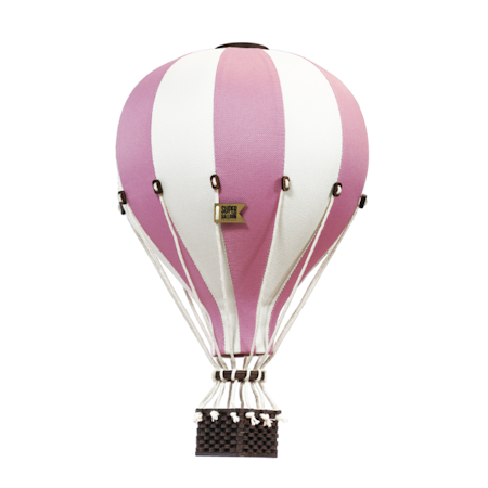 SUPERBALLOON Luftballong Medium Rosa/vit