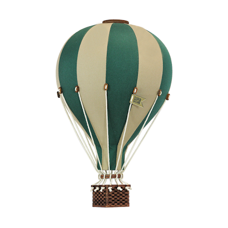 SUPERBALLOON Luftballong Medium Ljusbrun/Grön