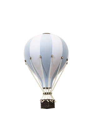 SUPERBALLOON Luftballong Medium Vit/Ljusblå