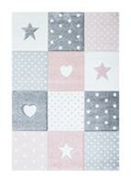 Matta barnrum Atlas star rosa