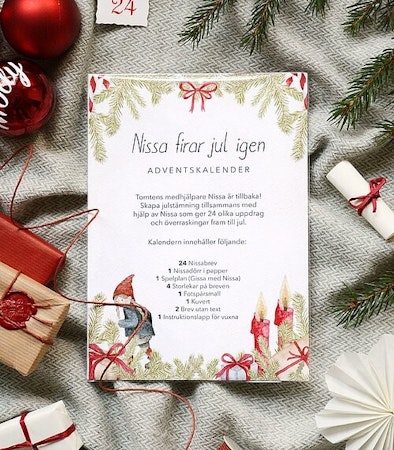 Nissa firar jul igen adventskalender