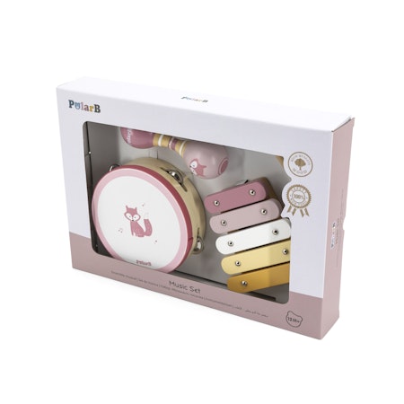 Musikset räv rosa