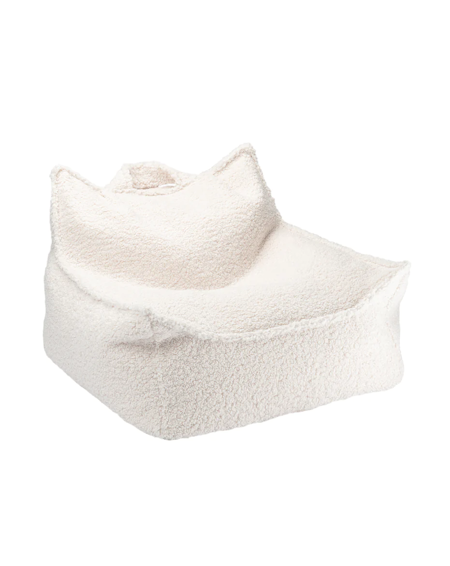 Wigiwama Cream White Beanbag Chair