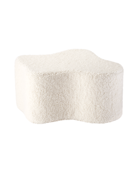 Wigiwama Cream White Cloud Pouffe