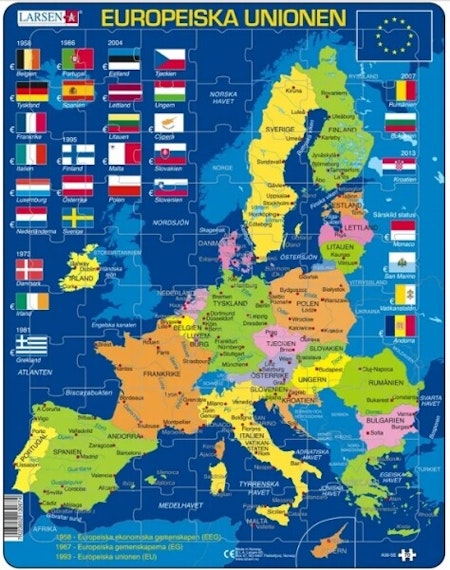 Pussel Karta EU