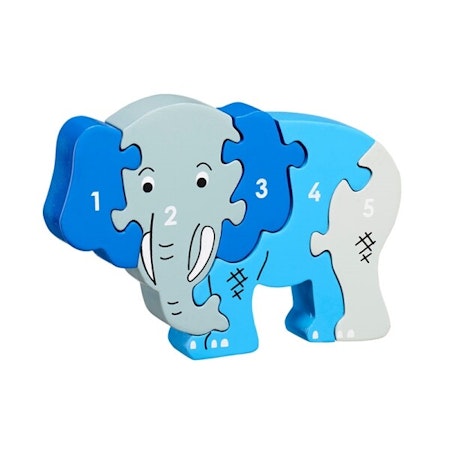 PUSSELDJUR ELEFANT 1-5