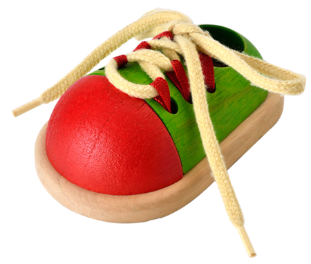 Lär dig knyta sko PlanToys