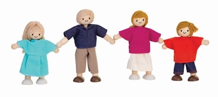 PlanToys Dockfamilj 1