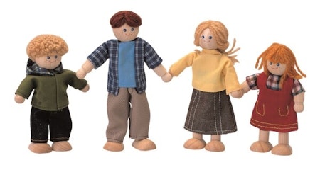 PlanToys Dockfamilj 1