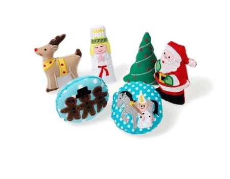 Figurer till sångpåse jul Oskae & Ellen
