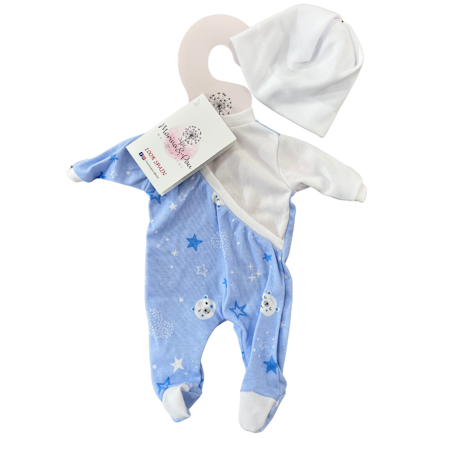 Marina & Pau Dockkläder Pyjamas blå 40cm