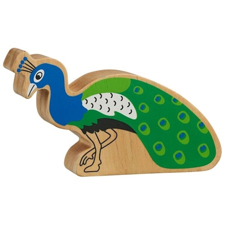 Lanka Kade Träfigur Påfågel
