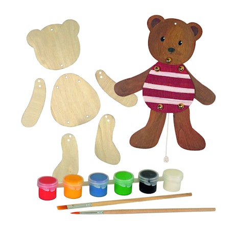 Egmont Toys DIY sprattelbjörn att måla