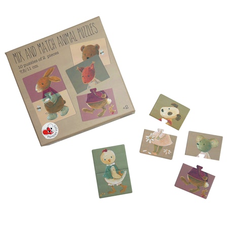 Egmont Toys Pussel Mixa & matcha djurpussel