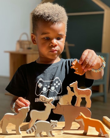 Egmont Toys Trädjur skog i hylla 8 st