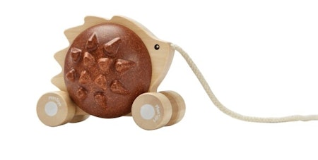 PULL ALONG HEDGEHOG BROWN