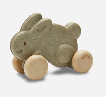 PUSH ALONG BUNNY GREY