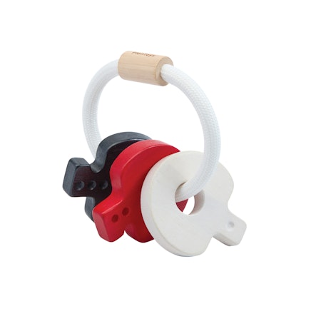 PlanToys Baby Key Rattle - High Contrast