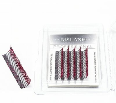 Glitter lashes - Red