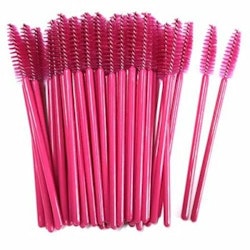 Mascara brush 50-pack - pink